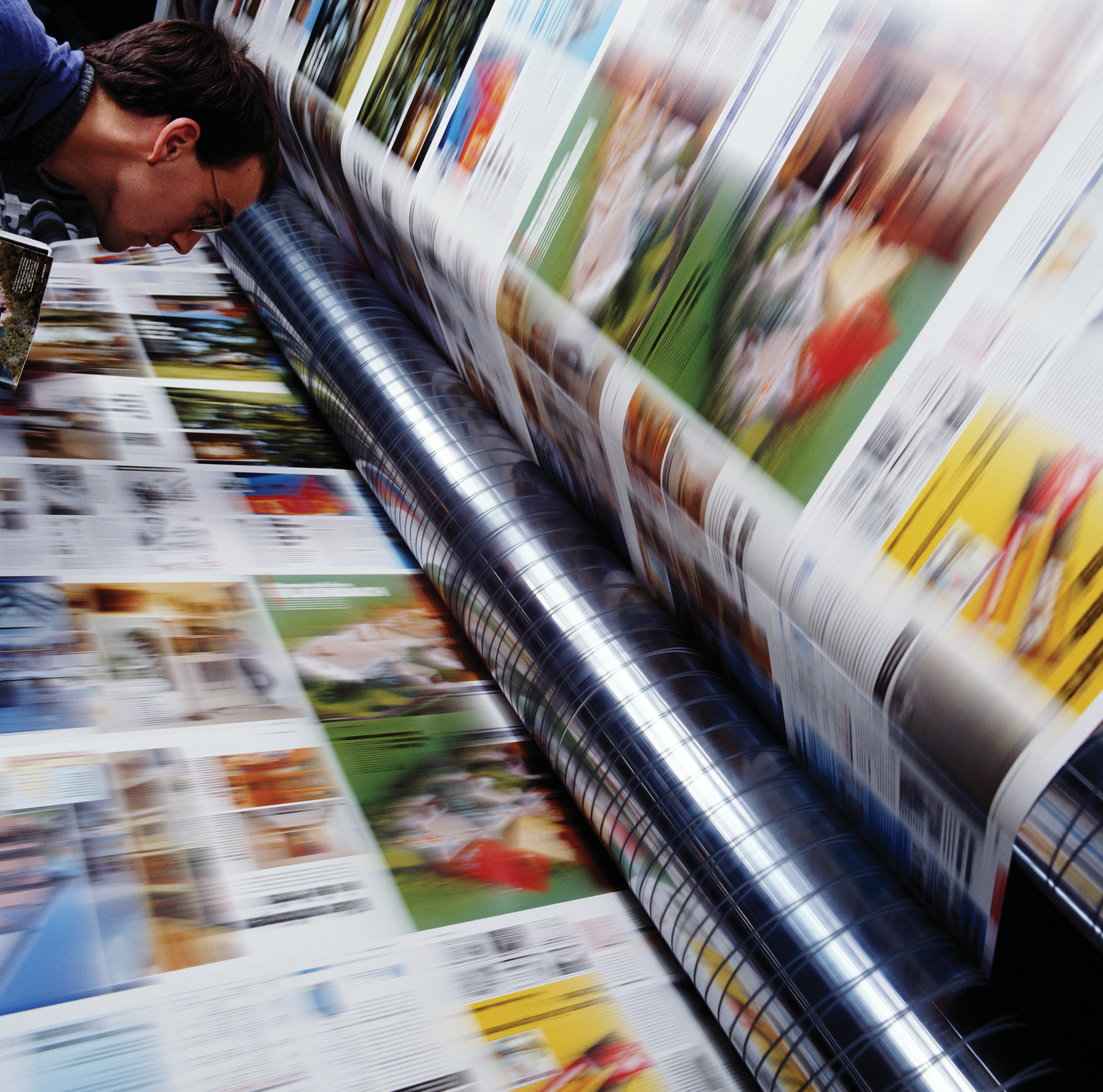 抄紙機、輪転機、大型プリンター、検査装置など